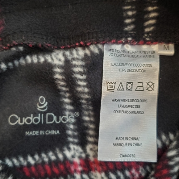 Cuddl Duds Fleece Stretch Leggings - Picture 7 of 7